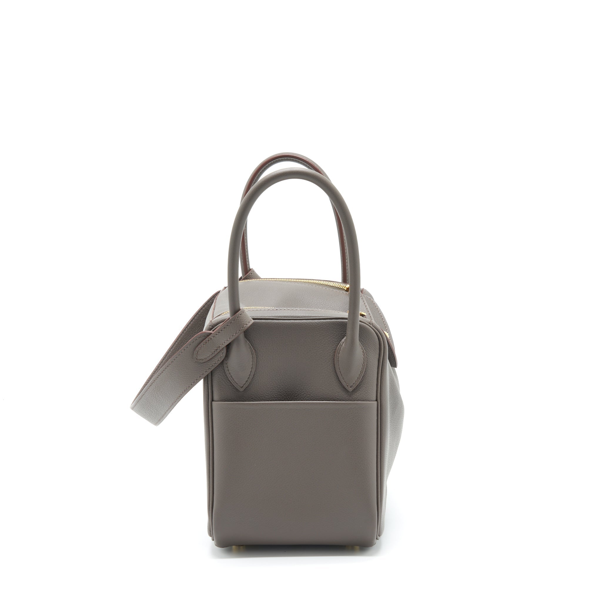 HERMES LINDY 26 EVERCOLOR 8F GRIS ETAIN GHW