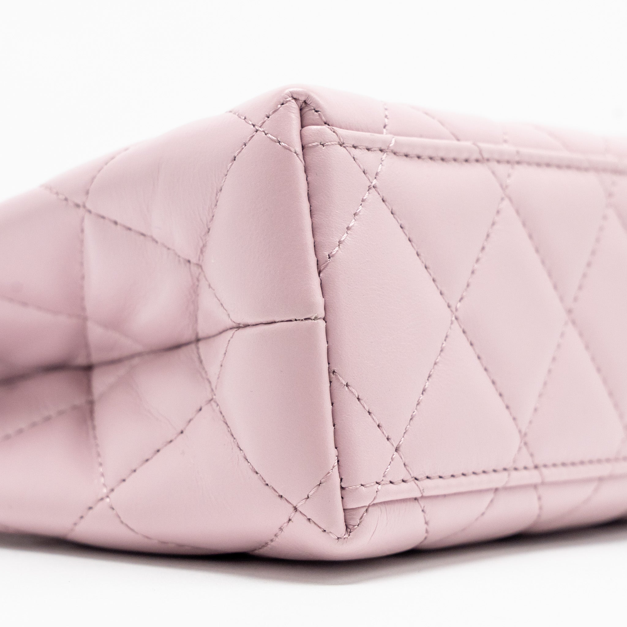 CHANEL MINI KELLY SHOPPING TOTE BAG CALFSKIN 24A LIGHT PINK GHW (MICROCHIP)