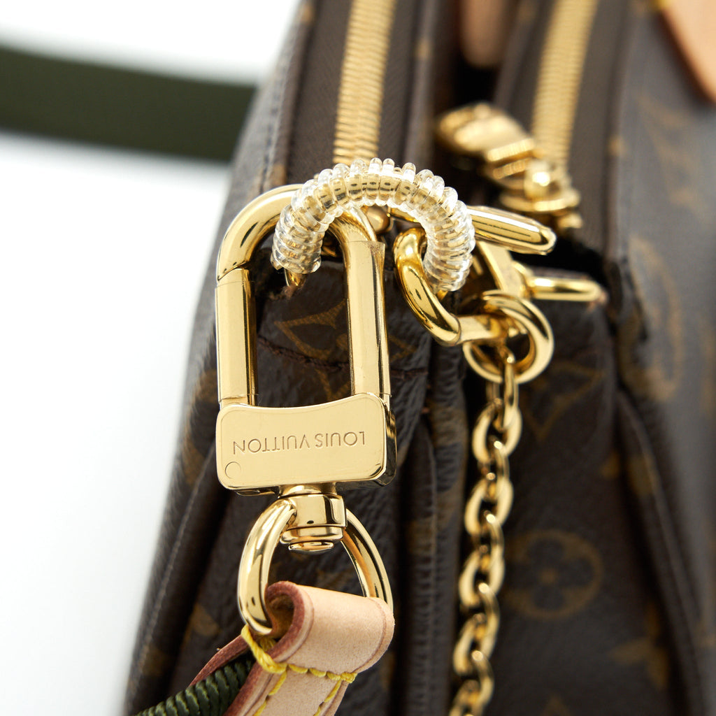 LOUIS VUITTON MULTI POCHETTE WITH KHAKI STRAP