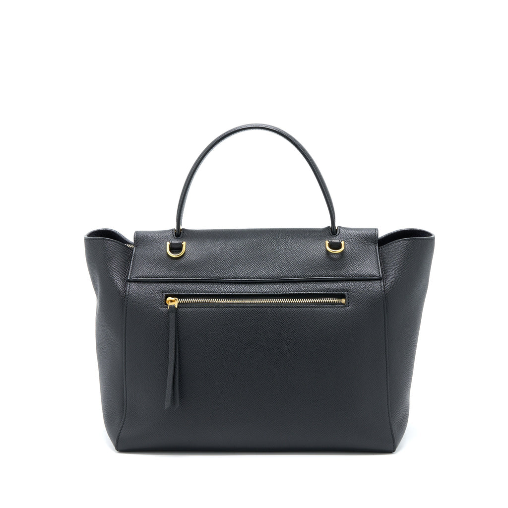 CELINE MINI BELT BAG GRAINED CALFSKIN BLACK GHW