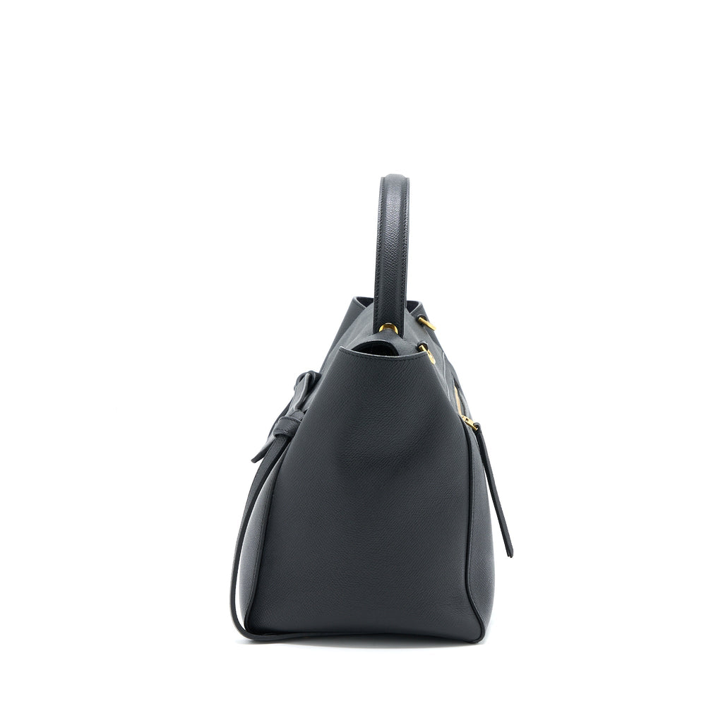 CELINE MINI BELT BAG GRAINED CALFSKIN BLACK GHW