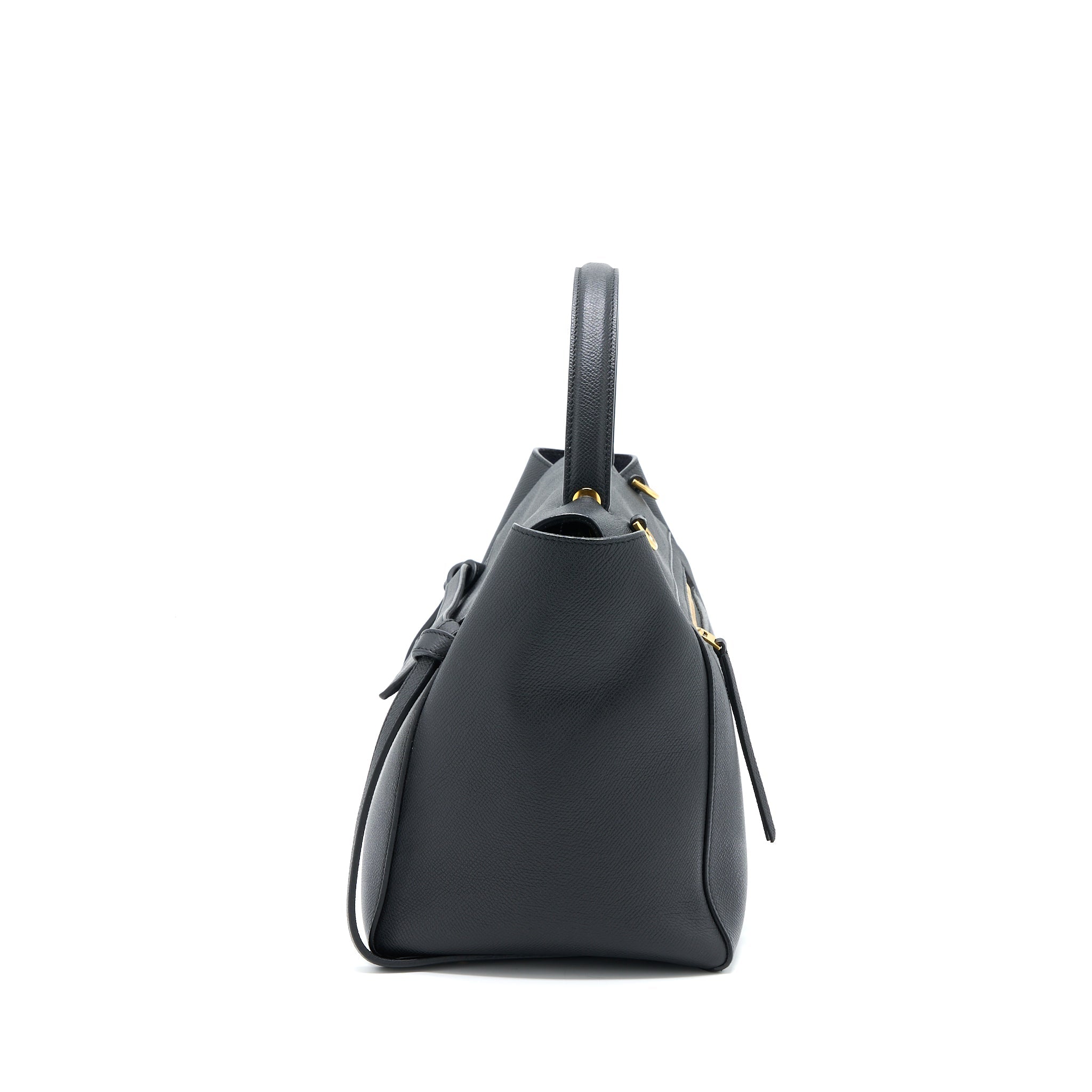 CELINE MINI BELT BAG GRAINED CALFSKIN BLACK GHW