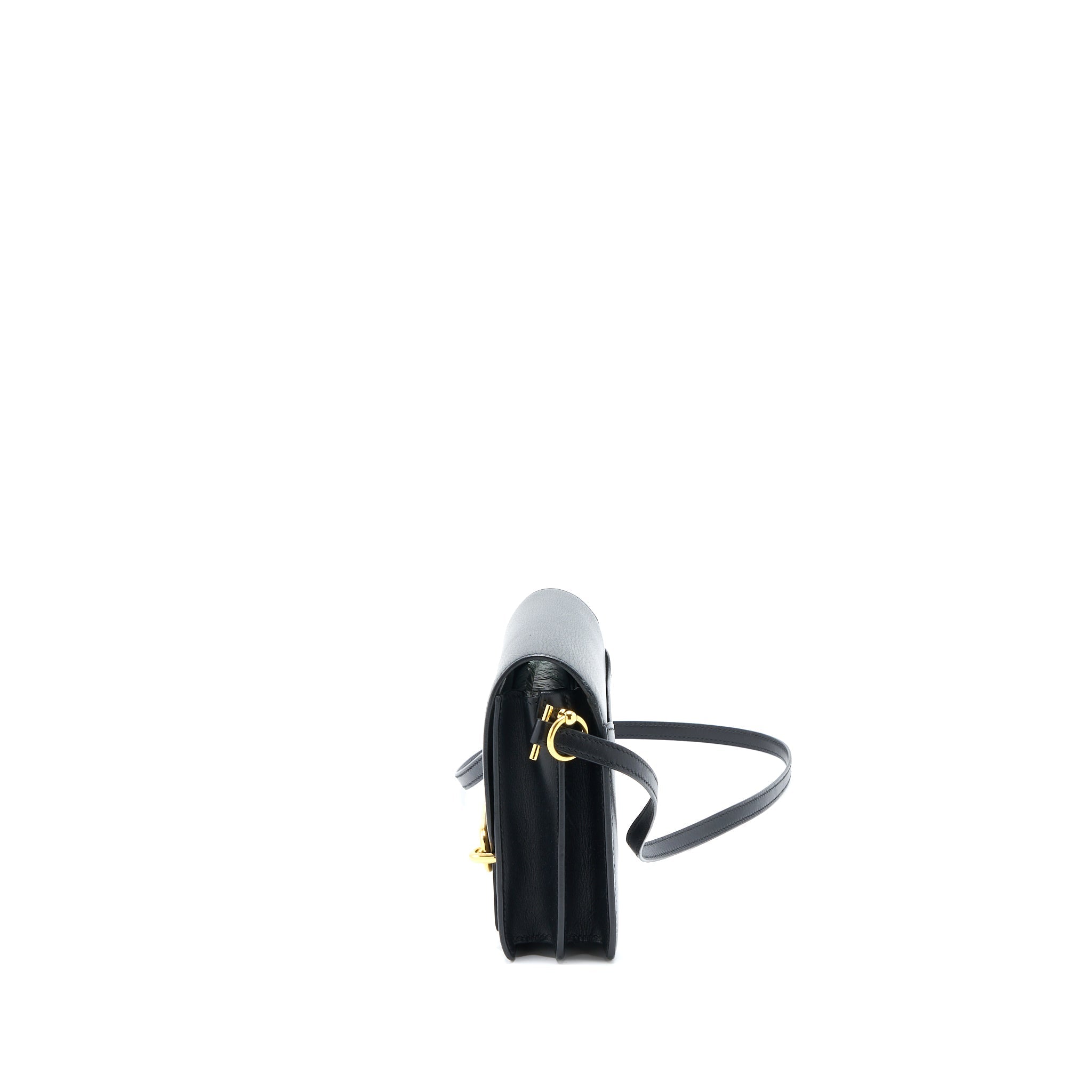 HERMES MINI ROULIS EVERCOLOR BLACK GHW
