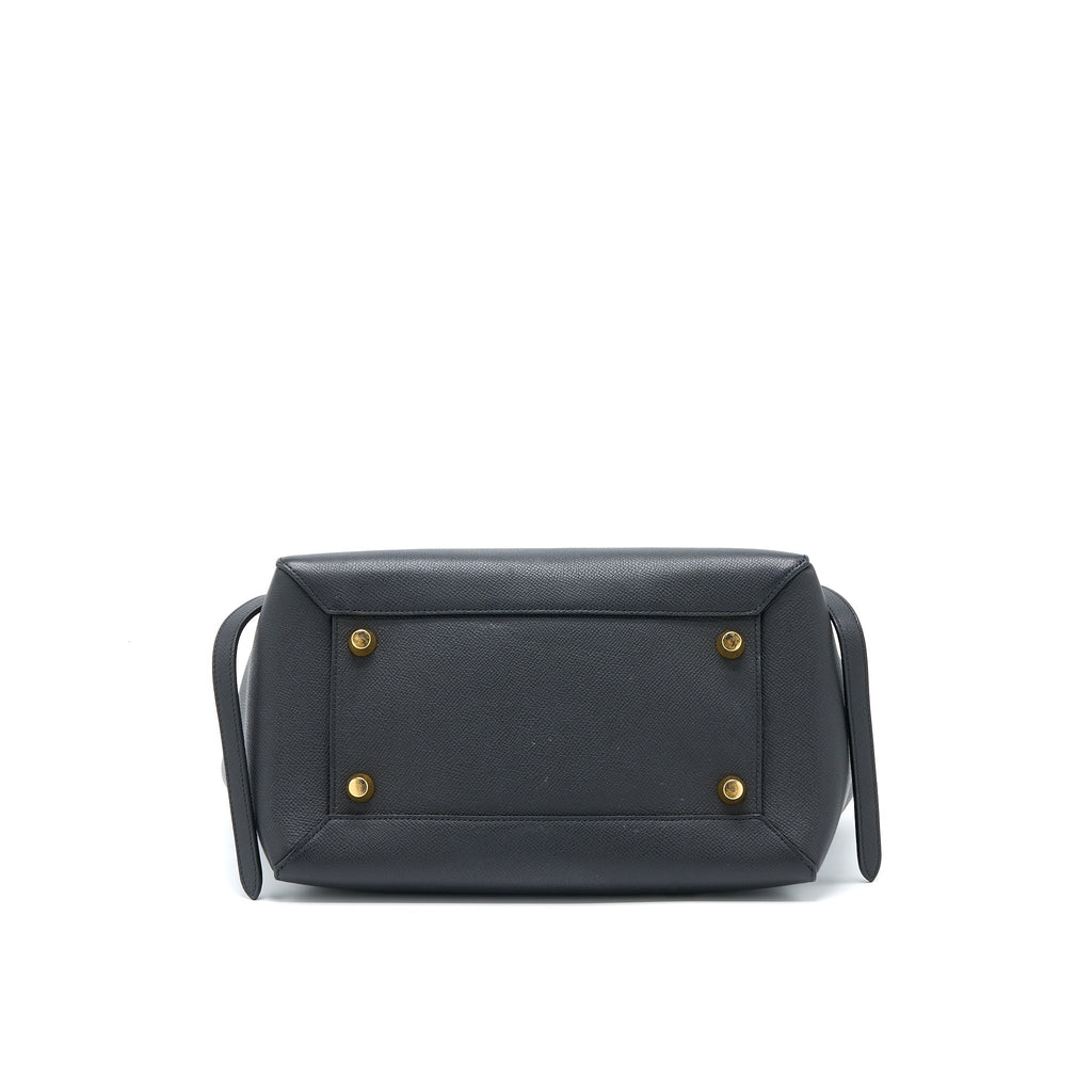 CELINE MINI BELT BAG GRAINED CALFSKIN BLACK GHW