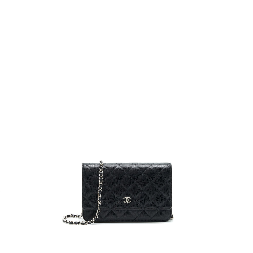 CHANEL WALLET ON CHAIN WOC IN CAVIAR SHW