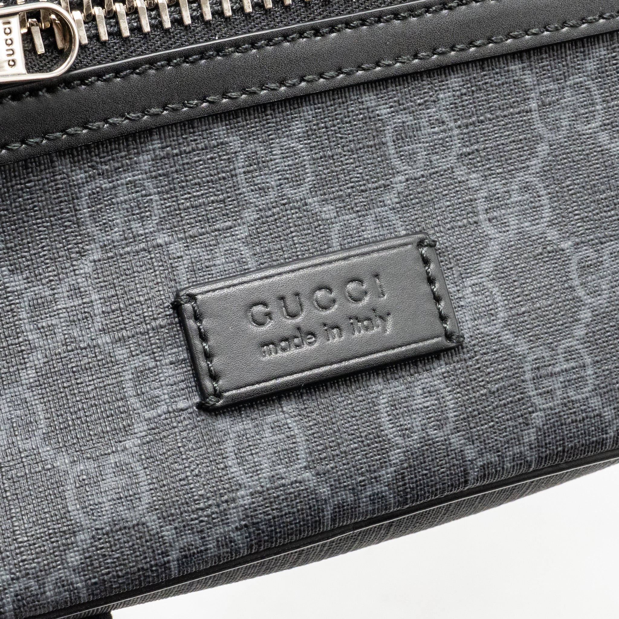 GUCCI BELT/WAIST BAG GG SUPREME CANVAS BLACK/MULTICOLOUR SHW