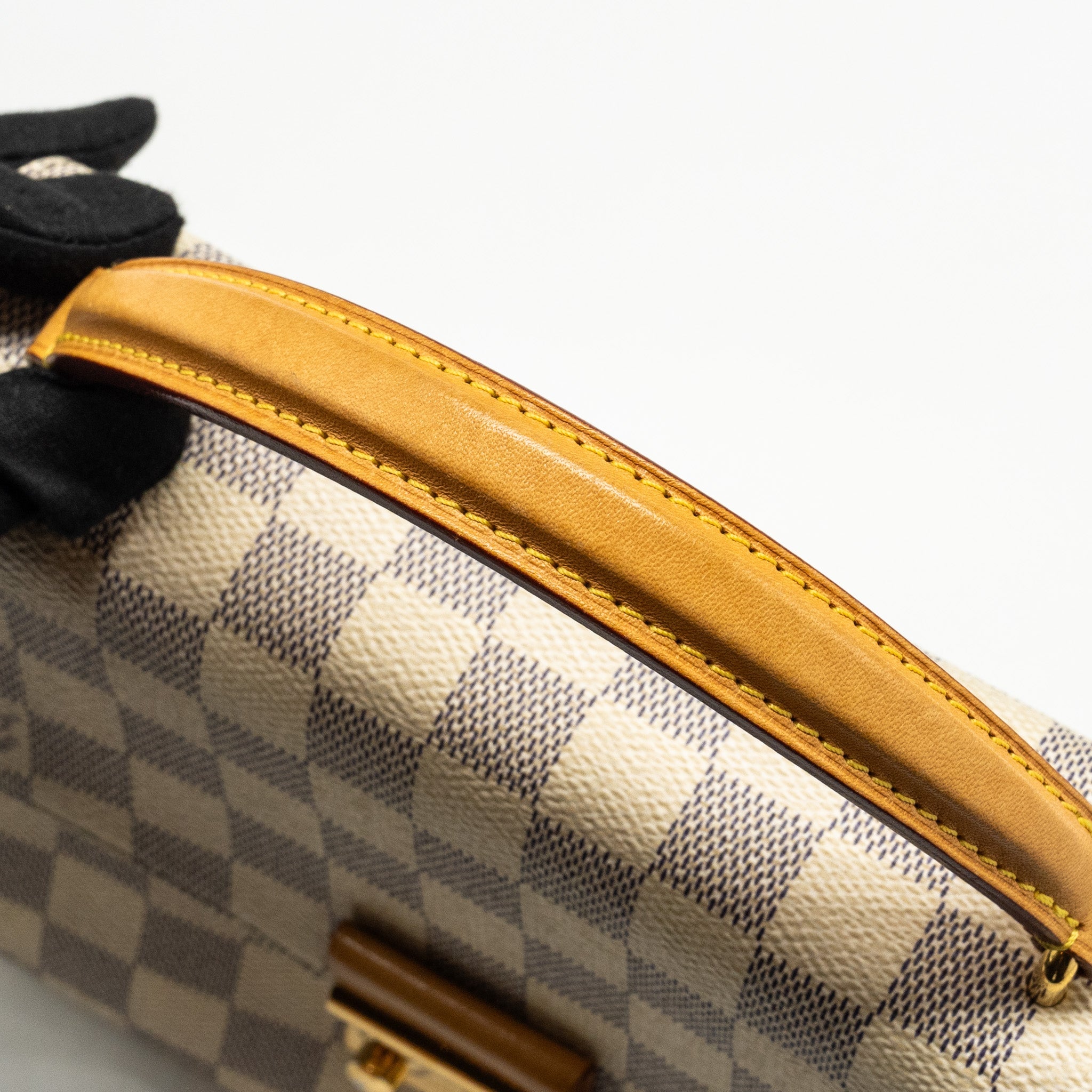 LOUIS VUITTON CROISETTE DAMIER AZUR CANVAS WHITE GHW