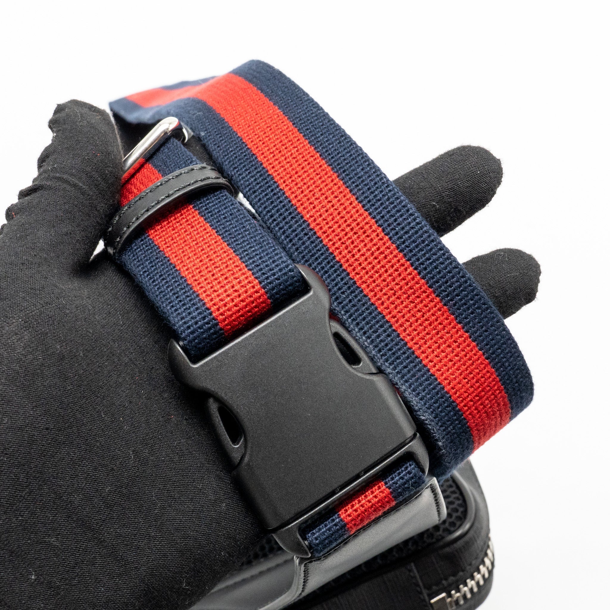 GUCCI BELT/WAIST BAG GG SUPREME CANVAS BLACK/MULTICOLOUR SHW