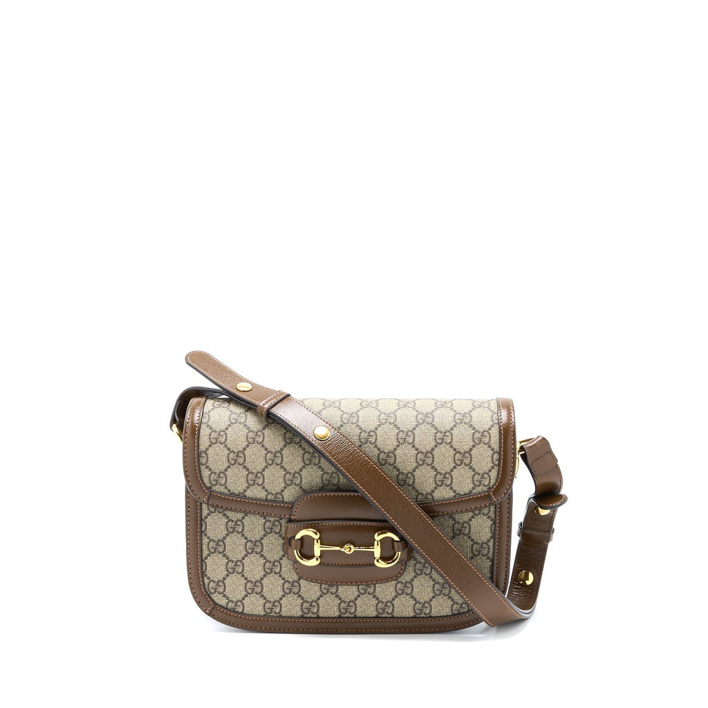 GUCCI HORSEBIT 1955 BAG GG SUPREME CANVAS GHW