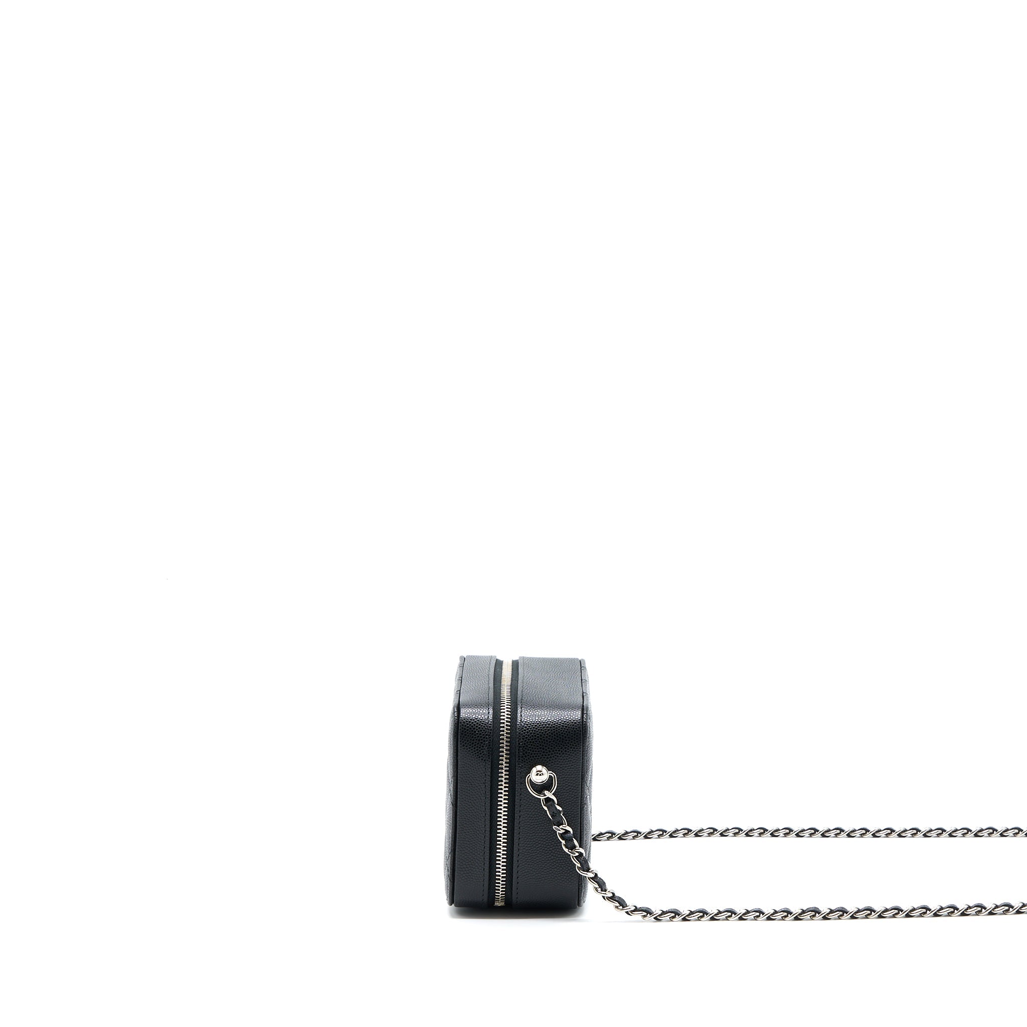 CHANEL MINI CAMERA CASE CAVIAR BLACK SHW