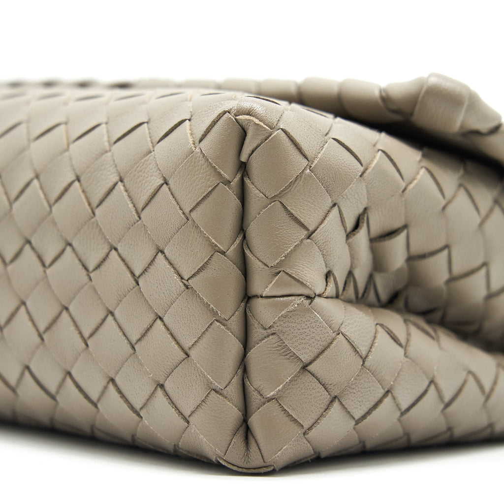 BOTTEGA VENETA BABY OLYMPIA BAG GREY GHW
