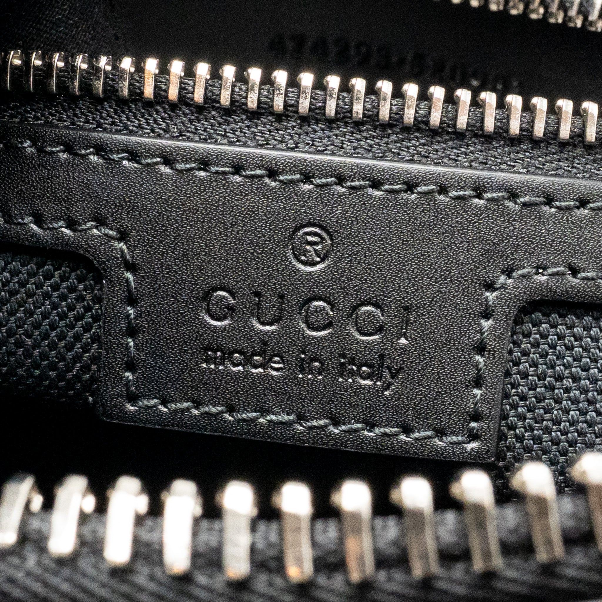 GUCCI BELT/WAIST BAG GG SUPREME CANVAS BLACK/MULTICOLOUR SHW