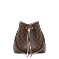 LOUIS VUITTON NEONOE MONOGRAM CANVAS PINK STRAP YEAR 2017