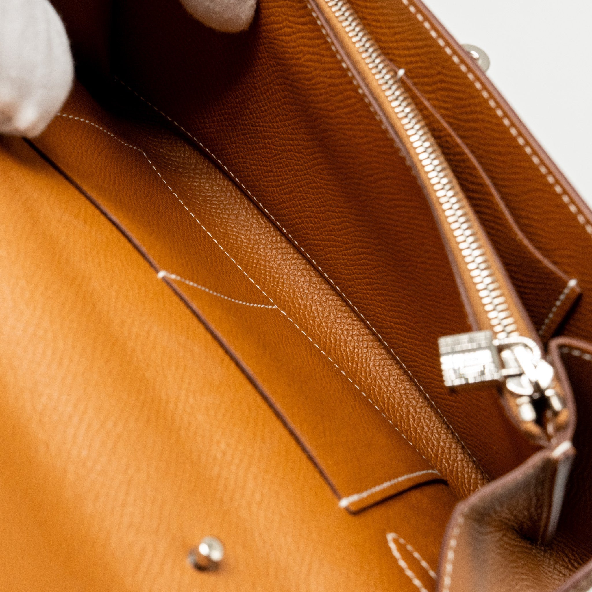 HERMES KELLY TO GO EPSOM GOLD SHW