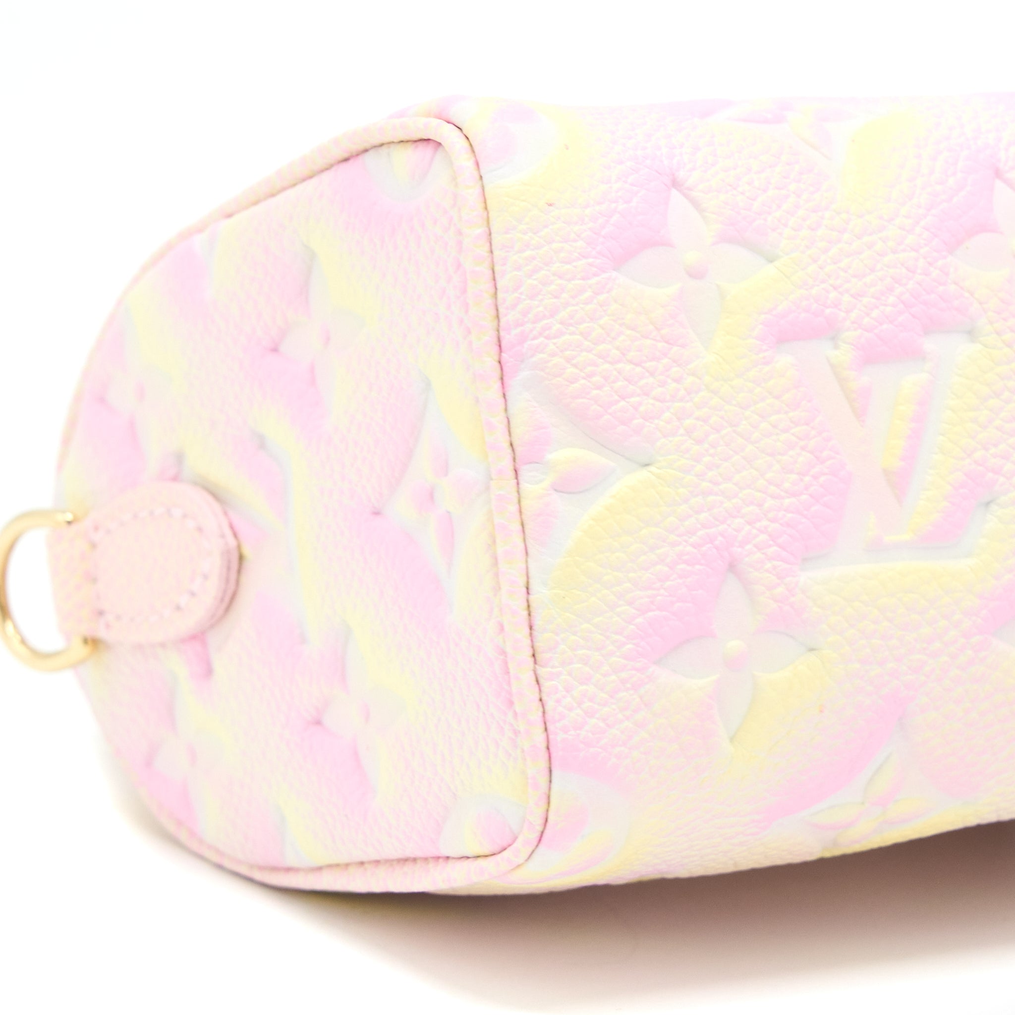 LOUIS VUITTON NANO SPEEDY MONOGRAM EMPREINTE MULTICOLOUR GHW