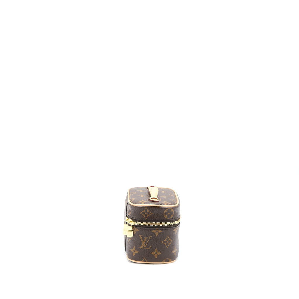 LOUIS VUITTON NICE NANO MONOGRAM CANVAS GHW