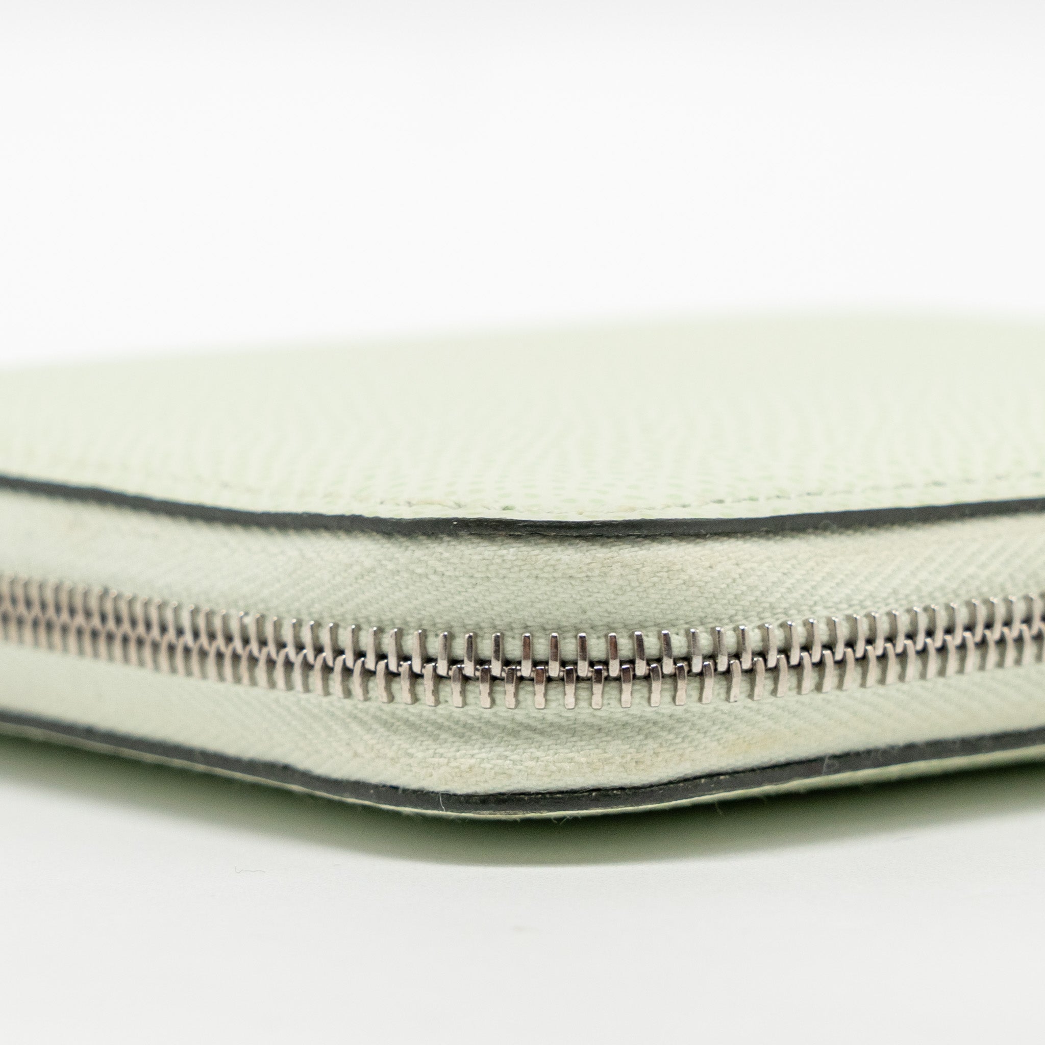 HERMES SILK IN COMPACT WALLET EPSOM VERT FIZZ/MULTICOLOUR SHW