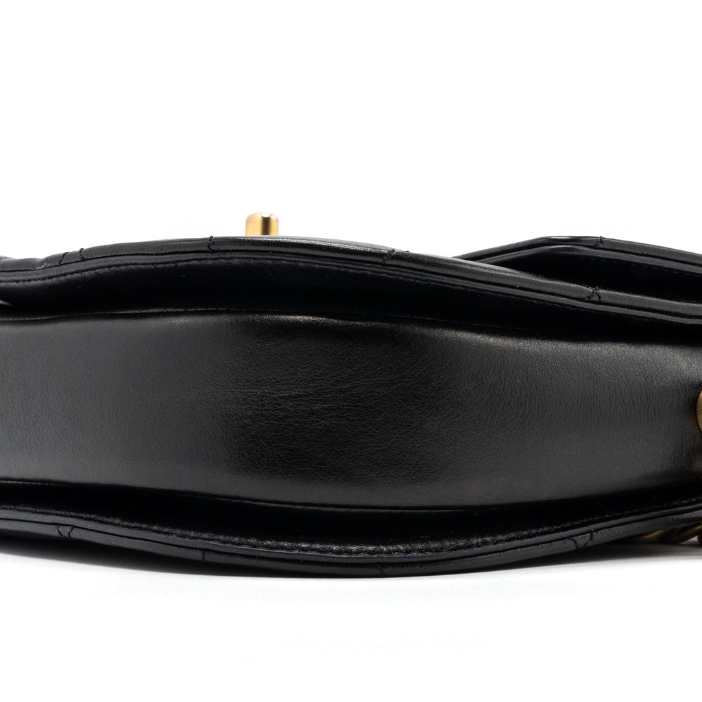 CHANEL MESSENGER BAG CALFSKIN BLACK GHW