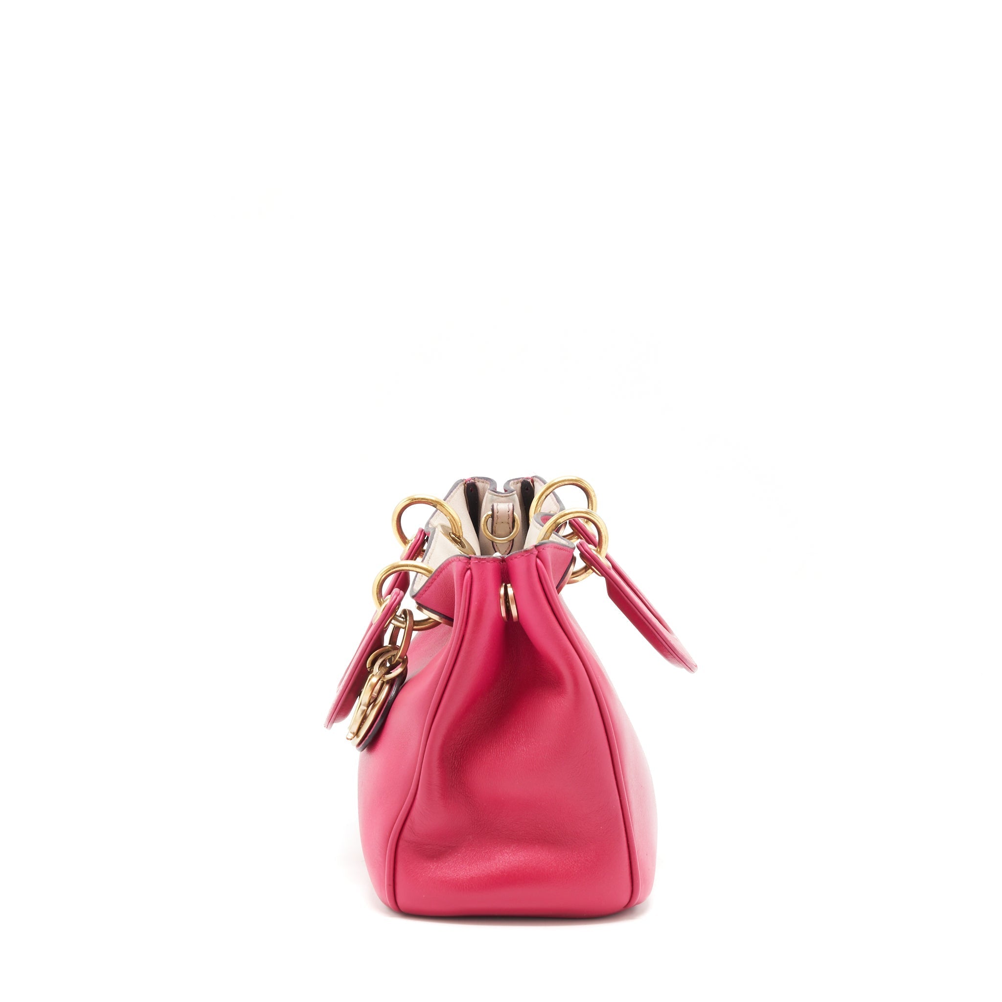 DIOR DIORISSIMO SMALL TOTE BAG PINK GHW