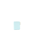 BOTTEGA VENETA BI-FOLD ZIP WALLET LAMBSKIN LIGHT BLUE GHW