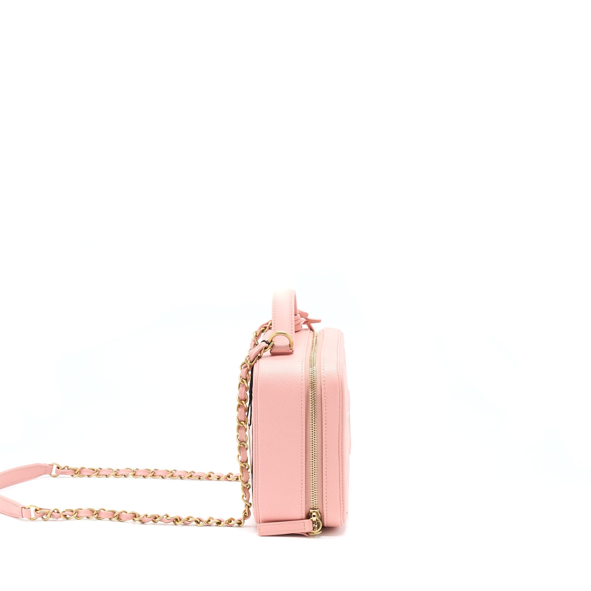 CHANEL FILIGREE VANITY CASE CAVIAR PINK GHW