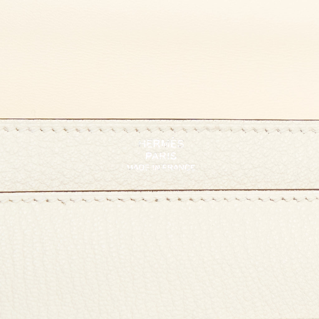 HERMES MINI VERROU BAG CHEVRE MYSORE NATA WITH HAVANE/TCHAI/ETOUPE HARDWARE