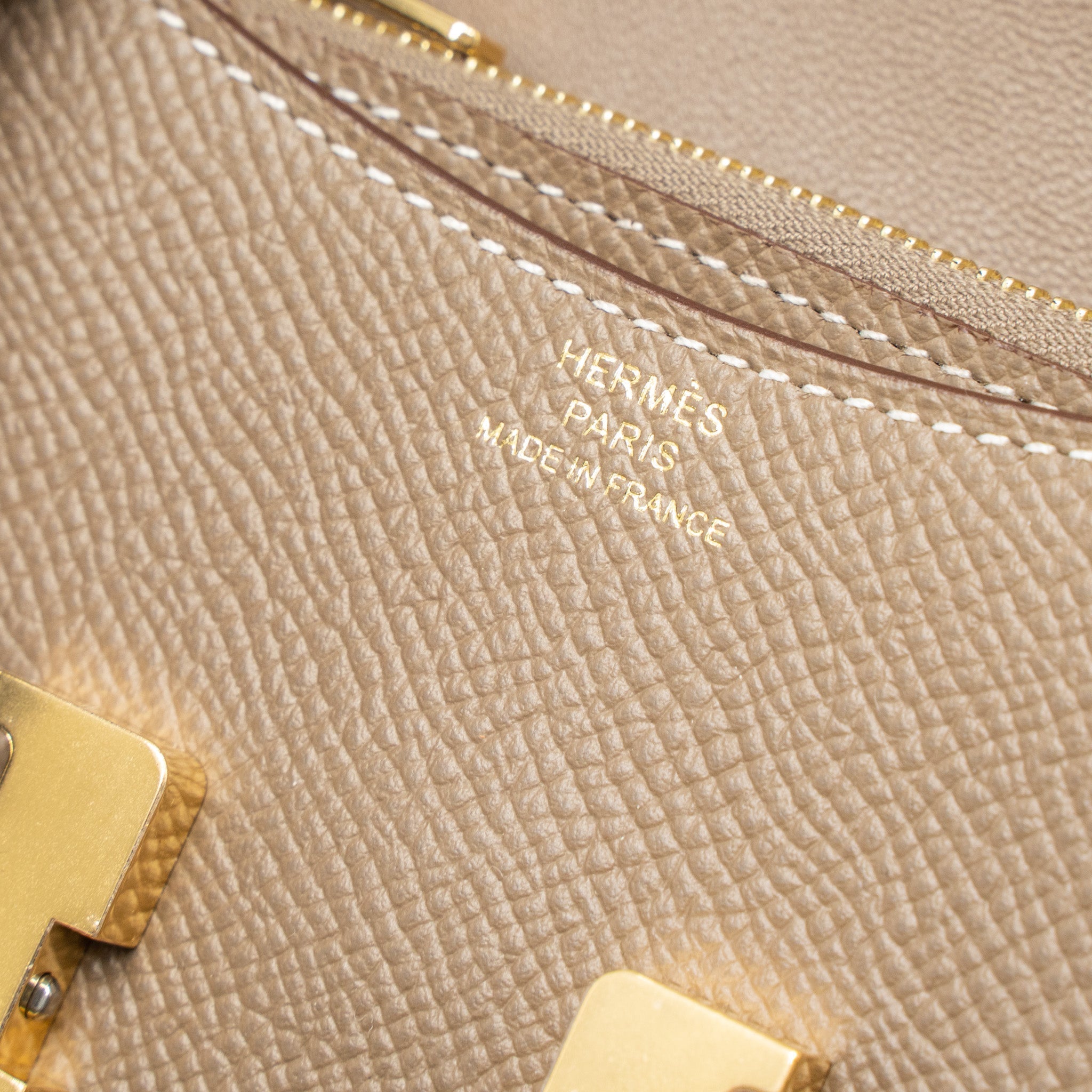 HERMES CONSTANCE SLIM EPSOM ETOUPE GHW