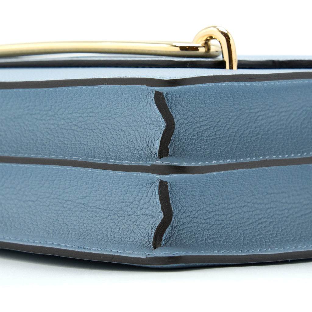 HERMES MINI ROULIS EVERCOLOR BLEU LIN GHW