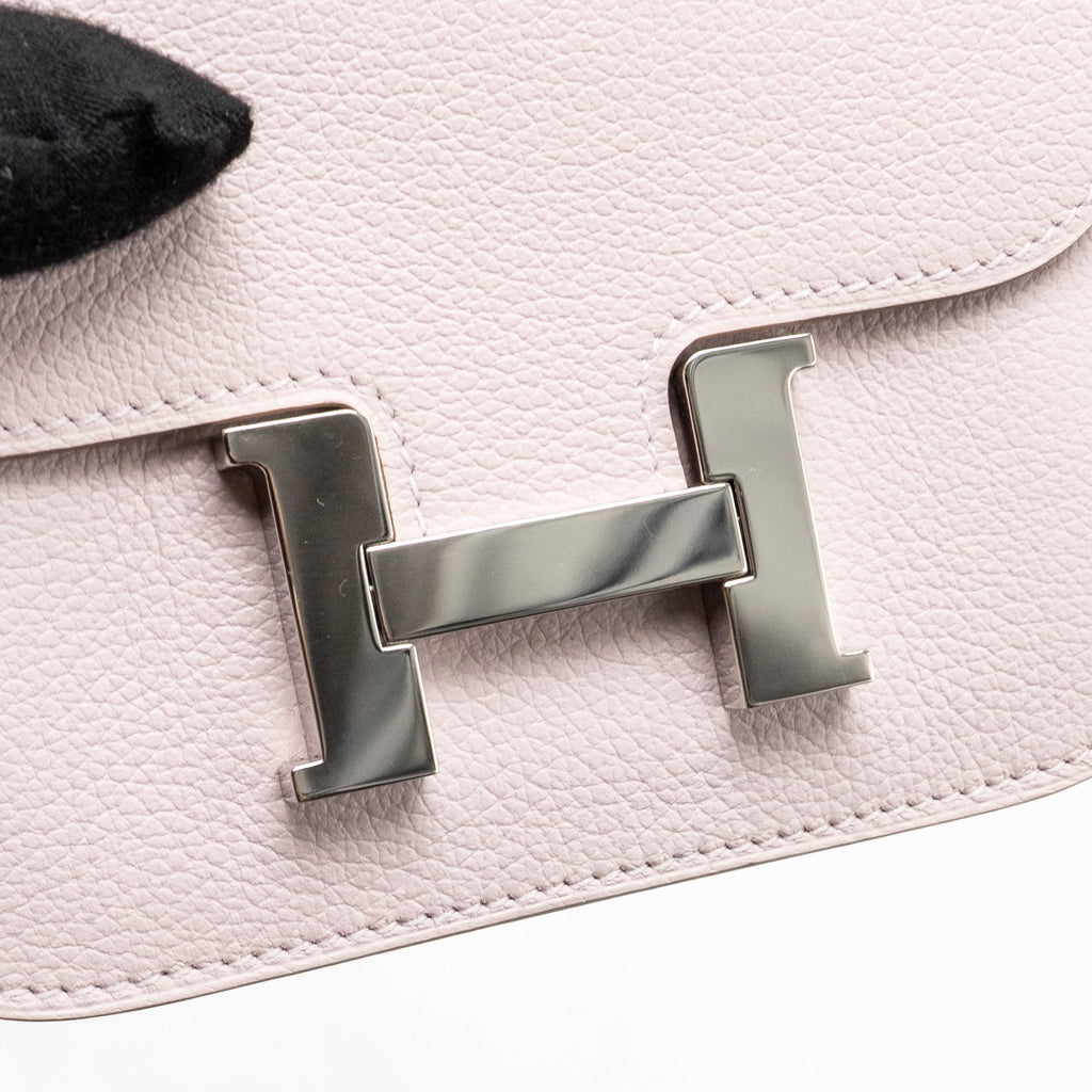 HERMES CONSTANCE SLIM EVERCOLOR MAUVE PALE SHW