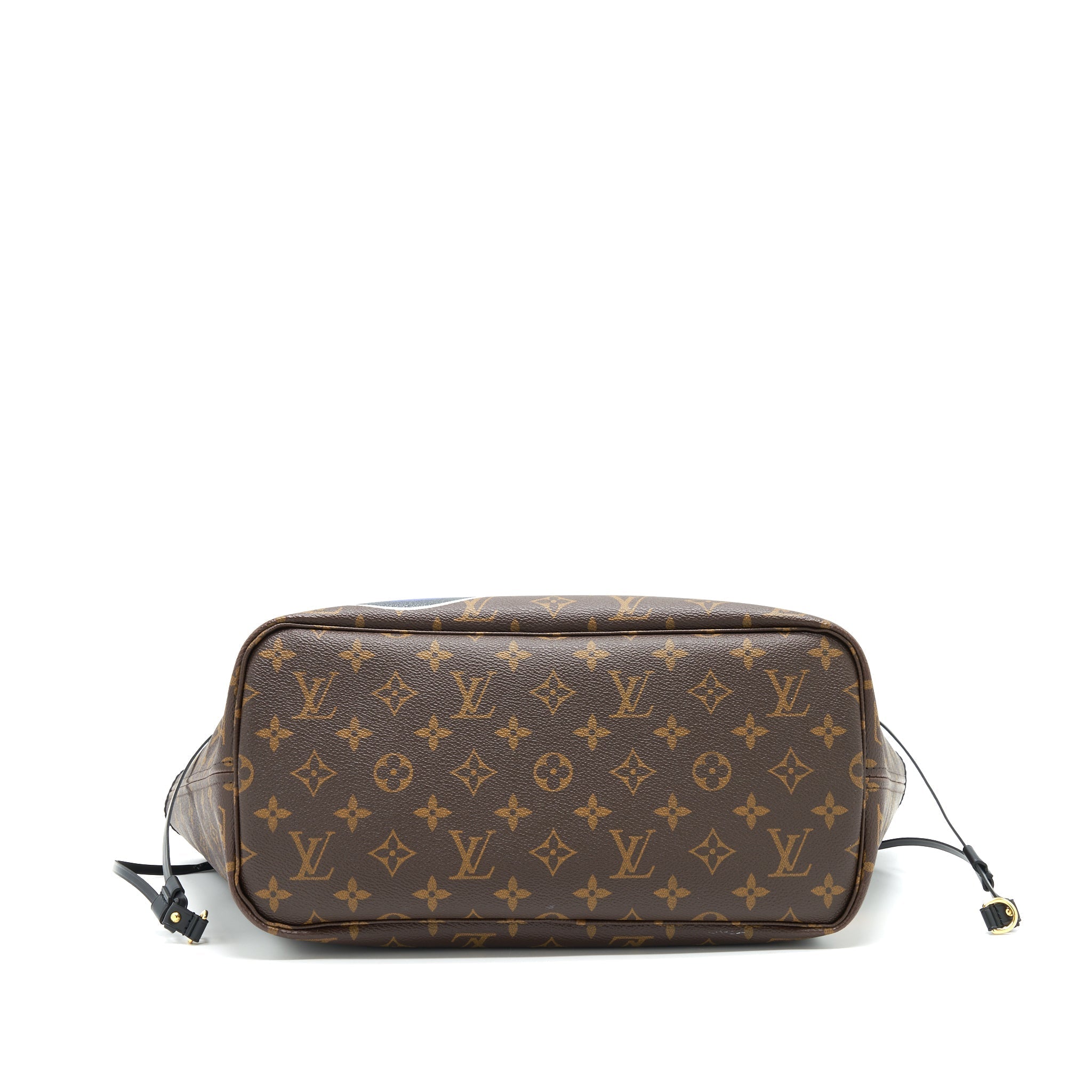 LOUIS VUITTON NEVERFULL MM MY LV WORLD TOUR MONOGRAM CANVAS/ BLACK