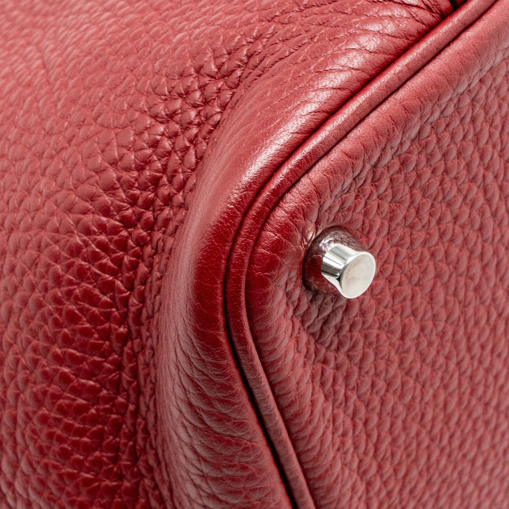 HERMES PICOTIN 18 LOCK BAG CLEMENCE K1 ROUGE GRENAT SHW