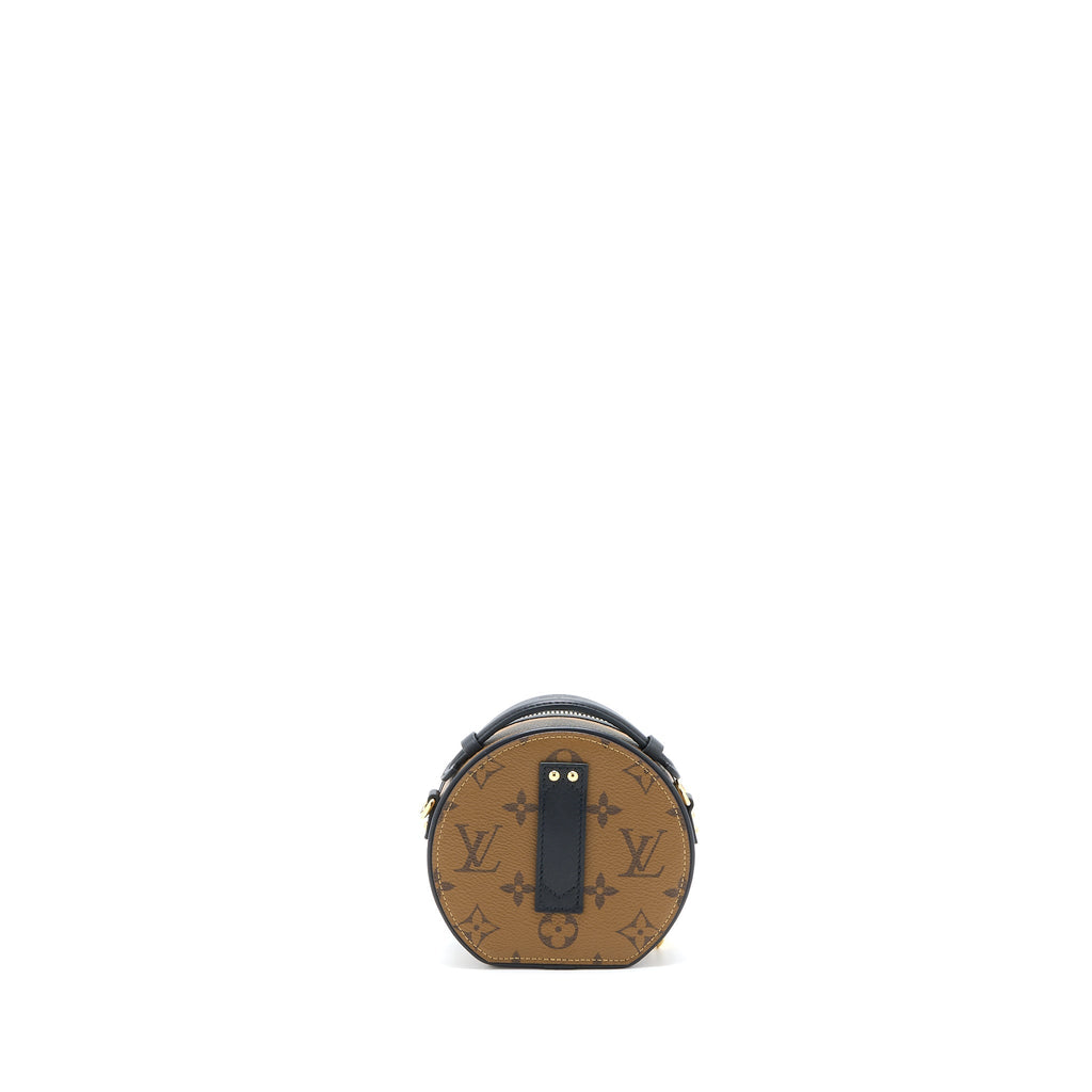 LOUIS VUITTON MINI BOITE CHAPEAU MONOGRAM REVERSE CANVAS BLACK GHW