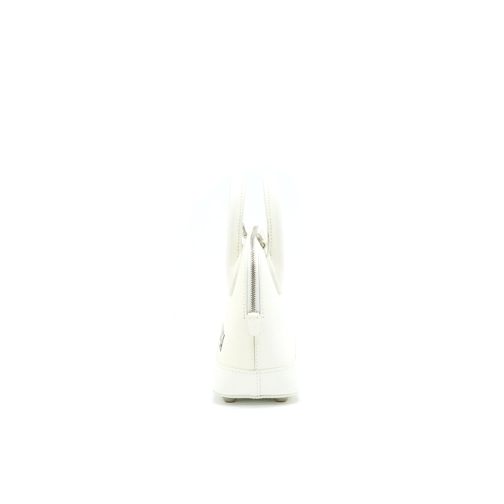 BALENCIAGA VILLE TOP HANDLE TOP HANDLE TOTE XXS WHITE