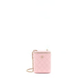 CHANEL 22C VERTICAL VANITY ON CHAIN CAVIAR SAKURA PINK LGHW