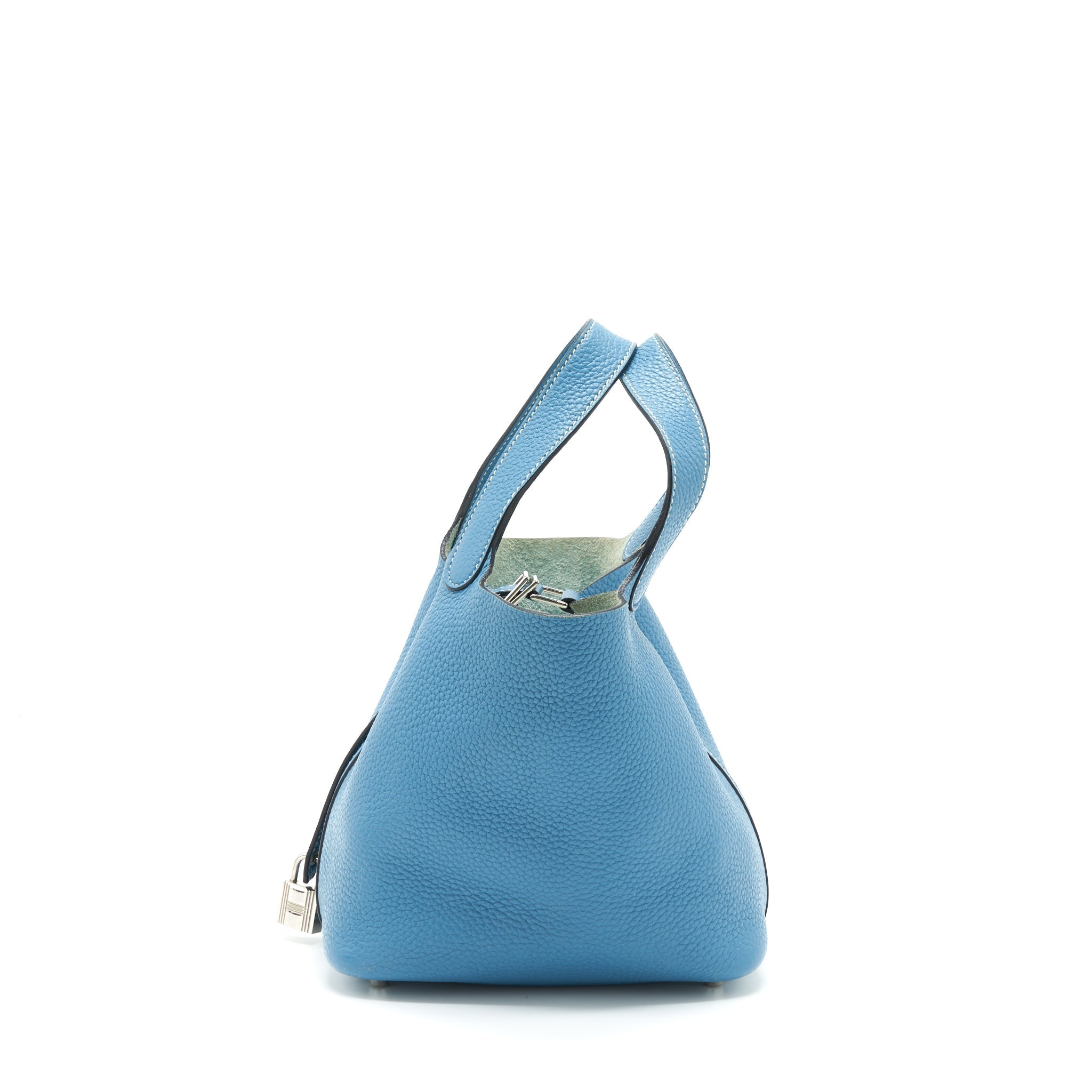 HERMES PICOTIN 18 LOCK BAG CLEMENCE BLUE JEANS SHW