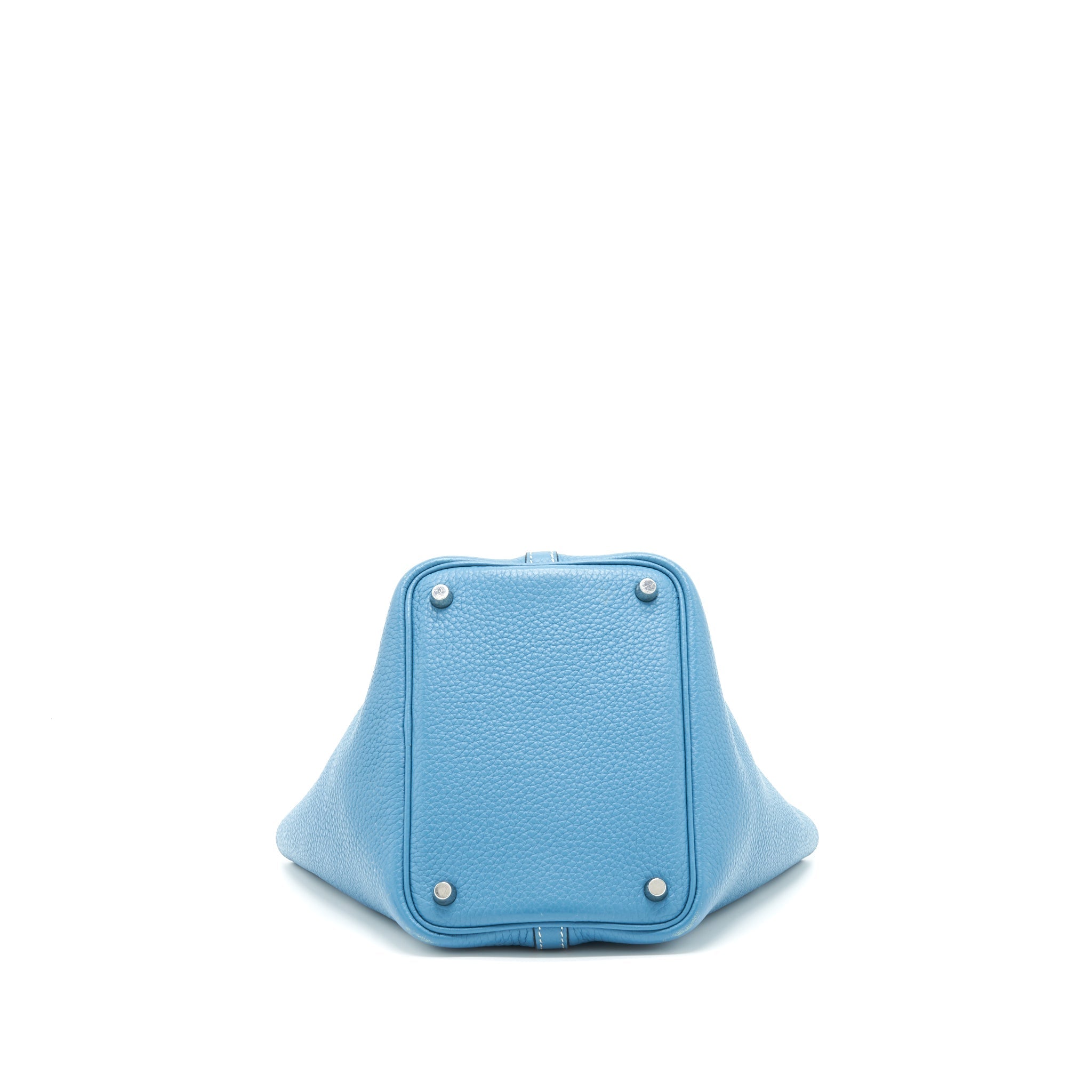 HERMES PICOTIN 18 LOCK BAG CLEMENCE BLUE JEANS SHW