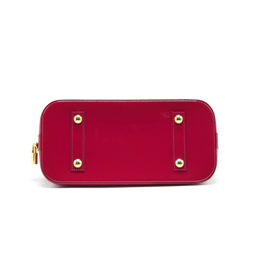 LOUIS VUITTON ALMA PM PATENT LEATHER INDIAN ROSE