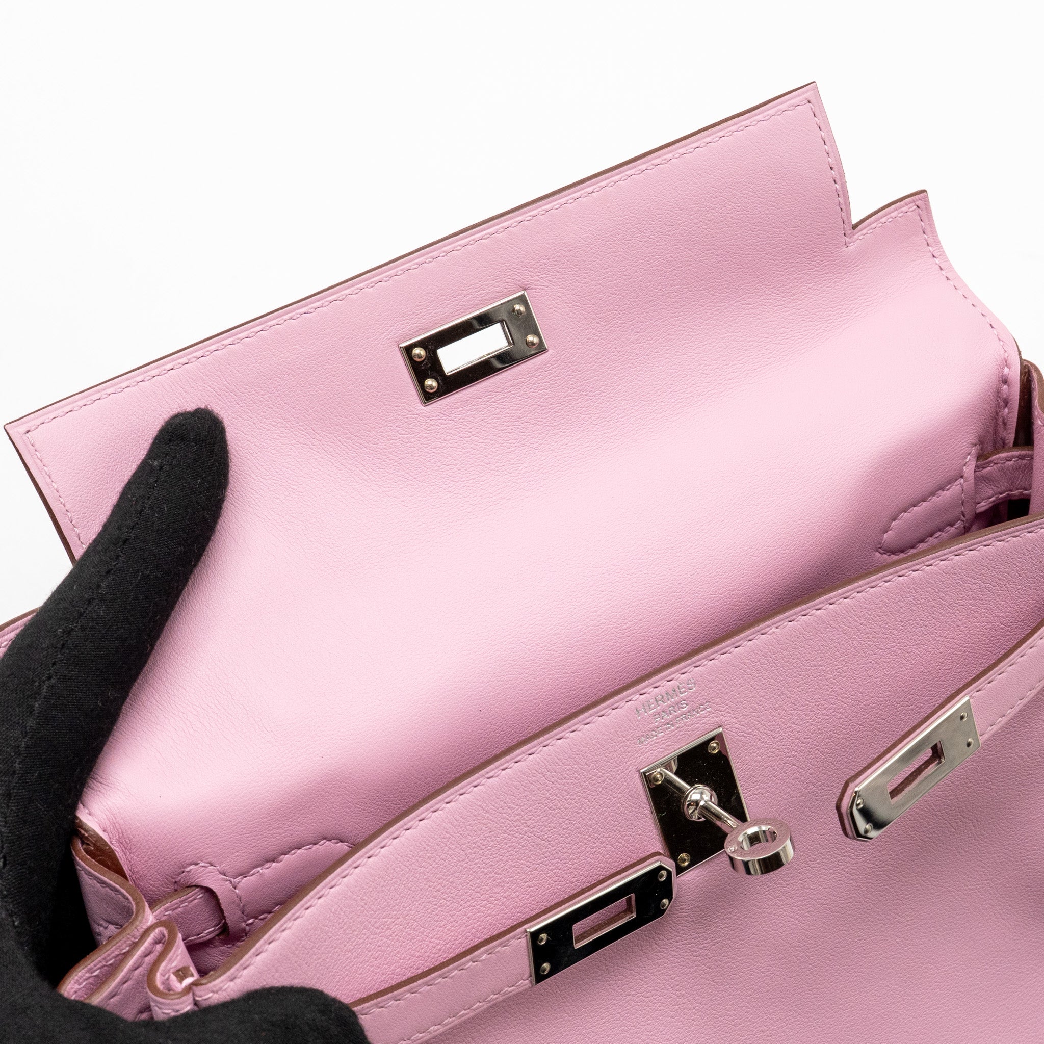 HERMES KELLY 25 SWIFT X9 MAUVE SYLVESTRE SHW