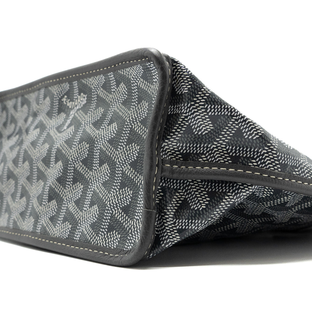 GOYARD MINI ANJOU TOTE BAG CANVAS / CALFSKIN GREY SHW