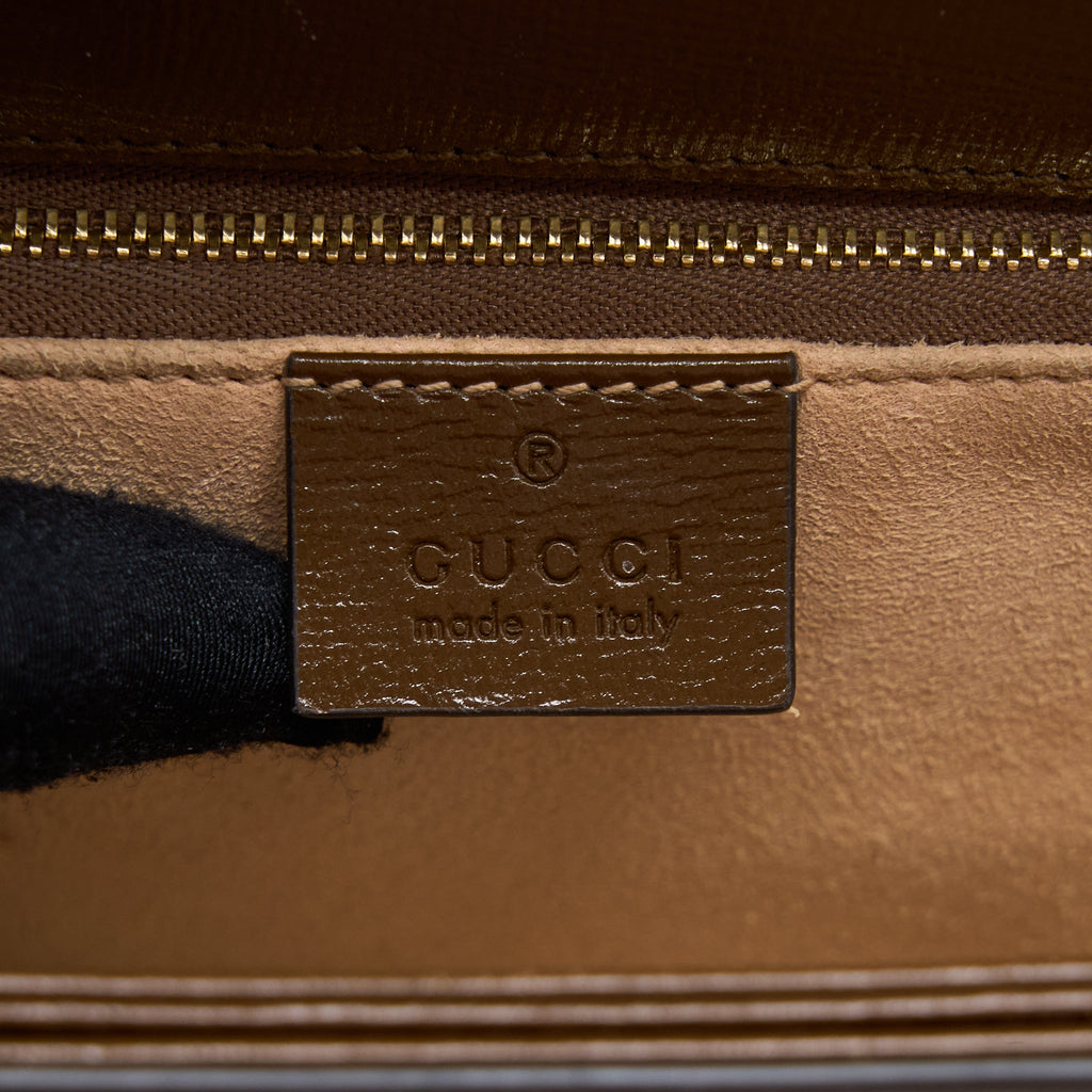 GUCCI HORSEBIT 1955 BAG GG SUPREME CANVAS GHW