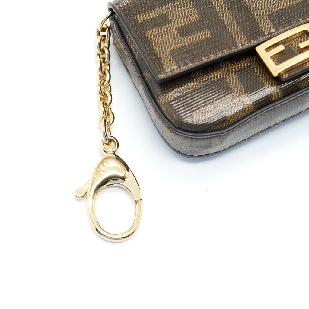 FENDI MINI CROSSBODY POUCHE WITH CHAIN