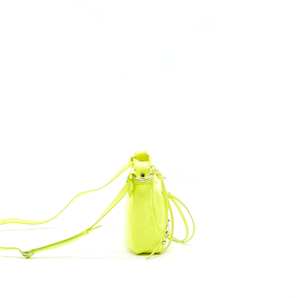 BALENCIAGA GIANT HIP BAG IN HOT YELLOW