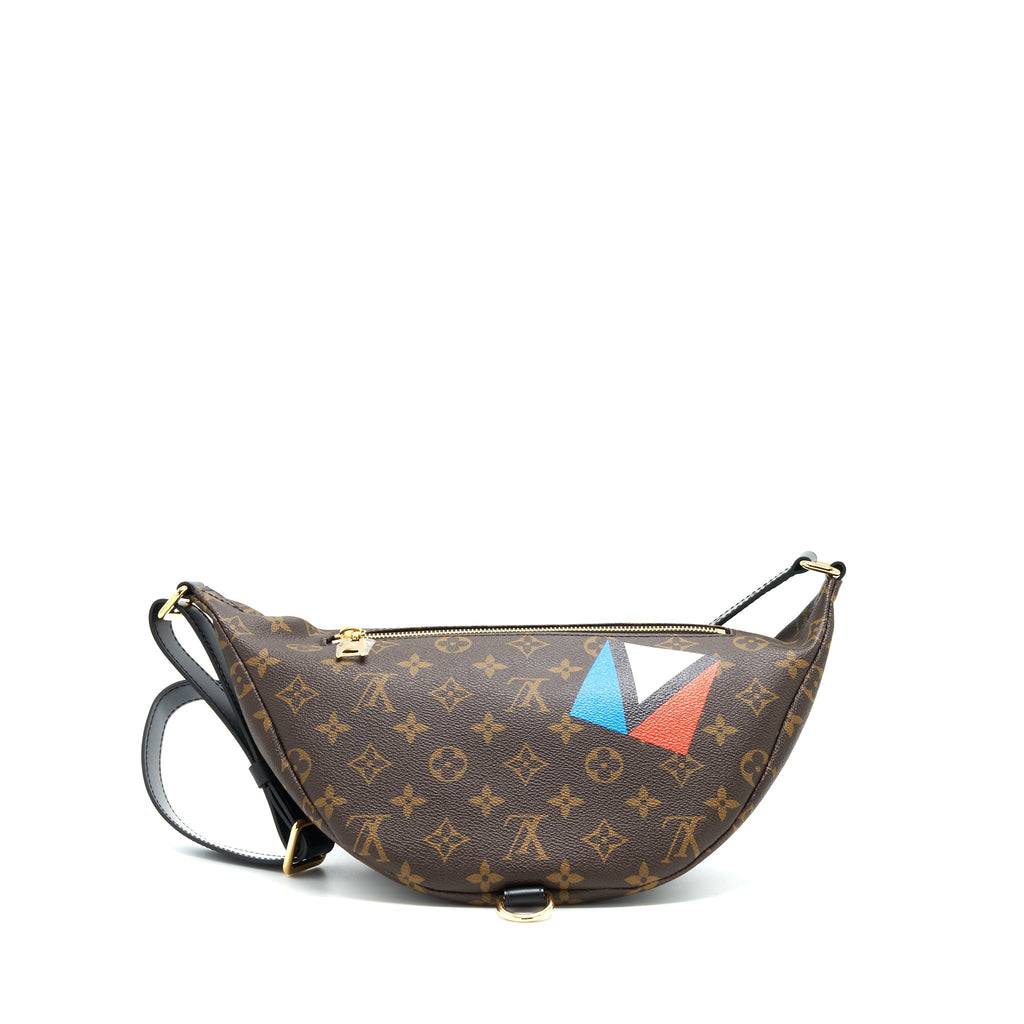 LOUIS VUITTON MY LV WORLD TOUR BUMBAG MONOGRAM CANVAS/ BLACK