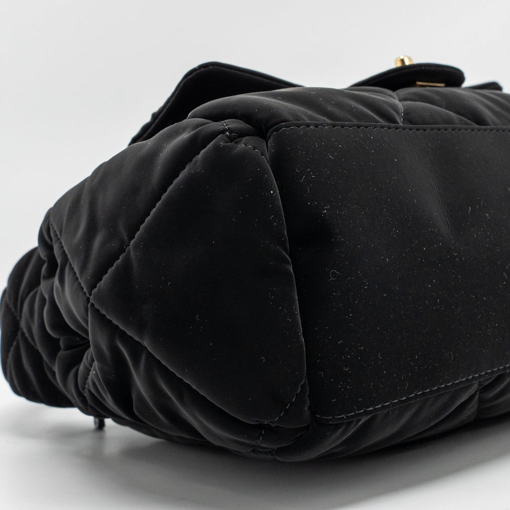 CHANEL 24N SKI SERIES COCONEIGE SHOULDER BAG NYLON BLACK GHW(MICROCHIP)