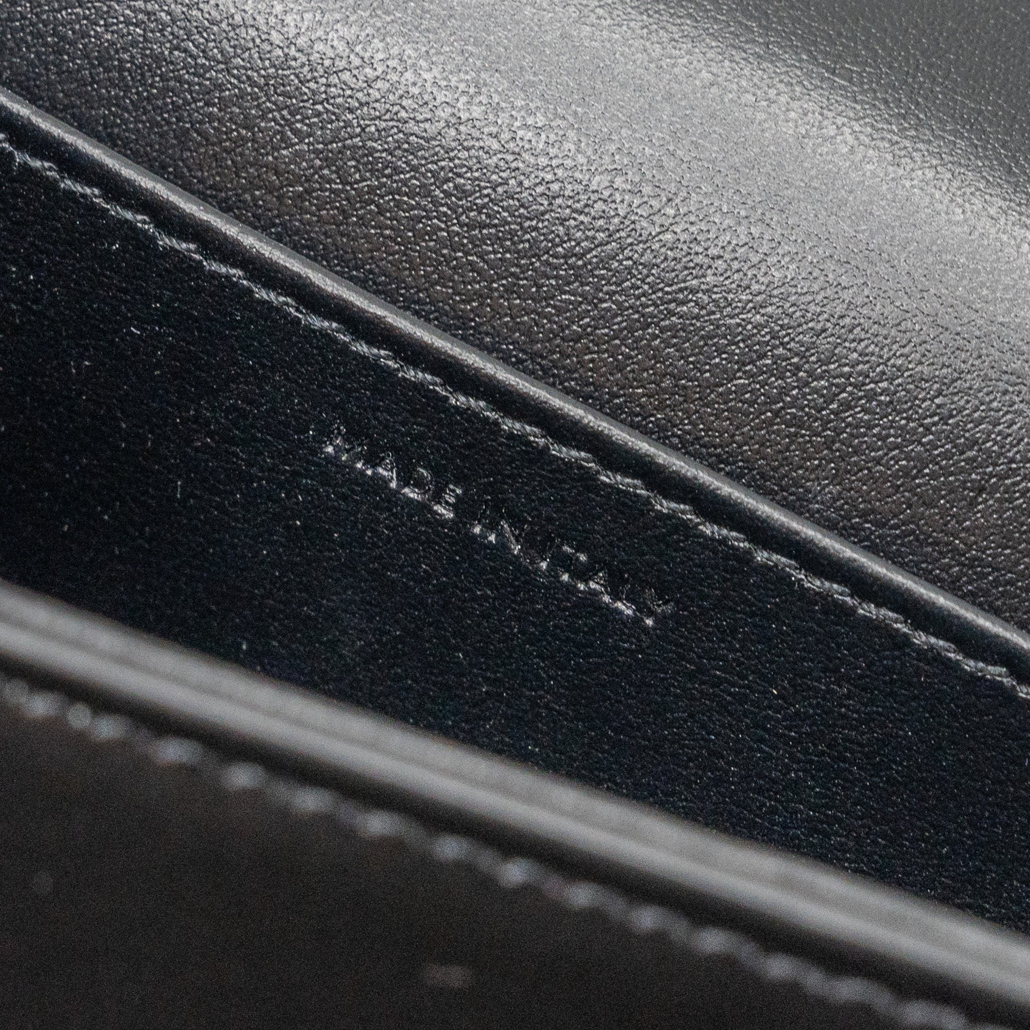 CELINE MINI CLAUDE SHINY CALFSKIN BLACK GHW
