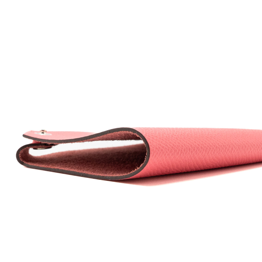HERMES TARMAC PASSPORT HOLDER EPSOM ROSE AZALEE
