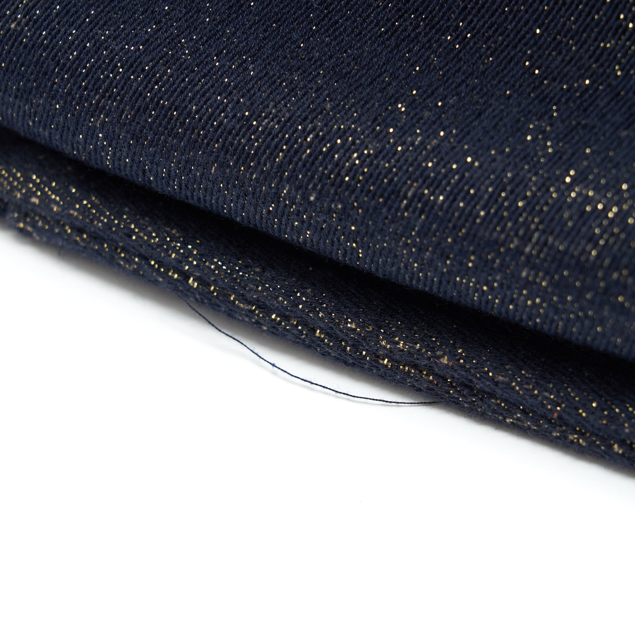 CHANEL DEAUVILLE TOTE BAG DENIM DARK BLUE/GOLD GHW