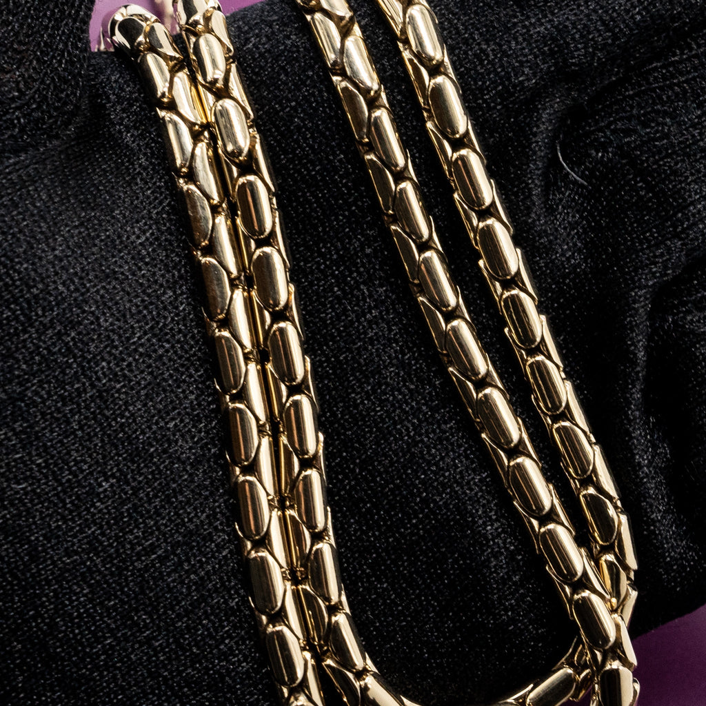 BVLGARI SERPENTI FOREVER  SHOULDER BAG CALFSKIN PURPLE LGHW