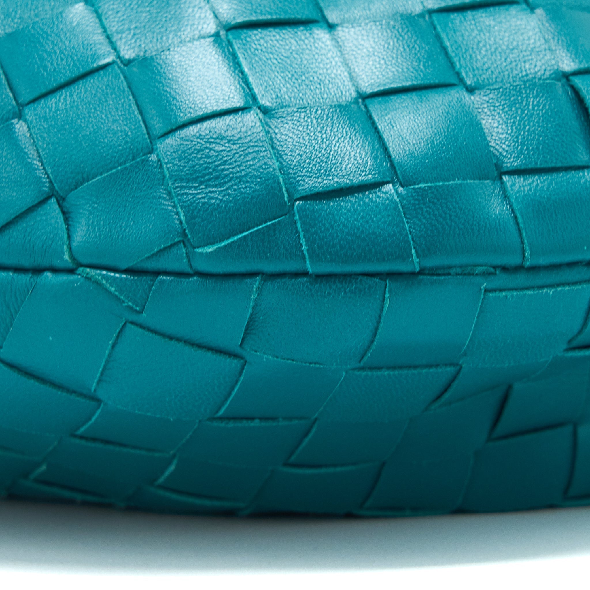 BOTTEGA VENETA MINI JODIE LAMBSKIN MALLARD GHW
