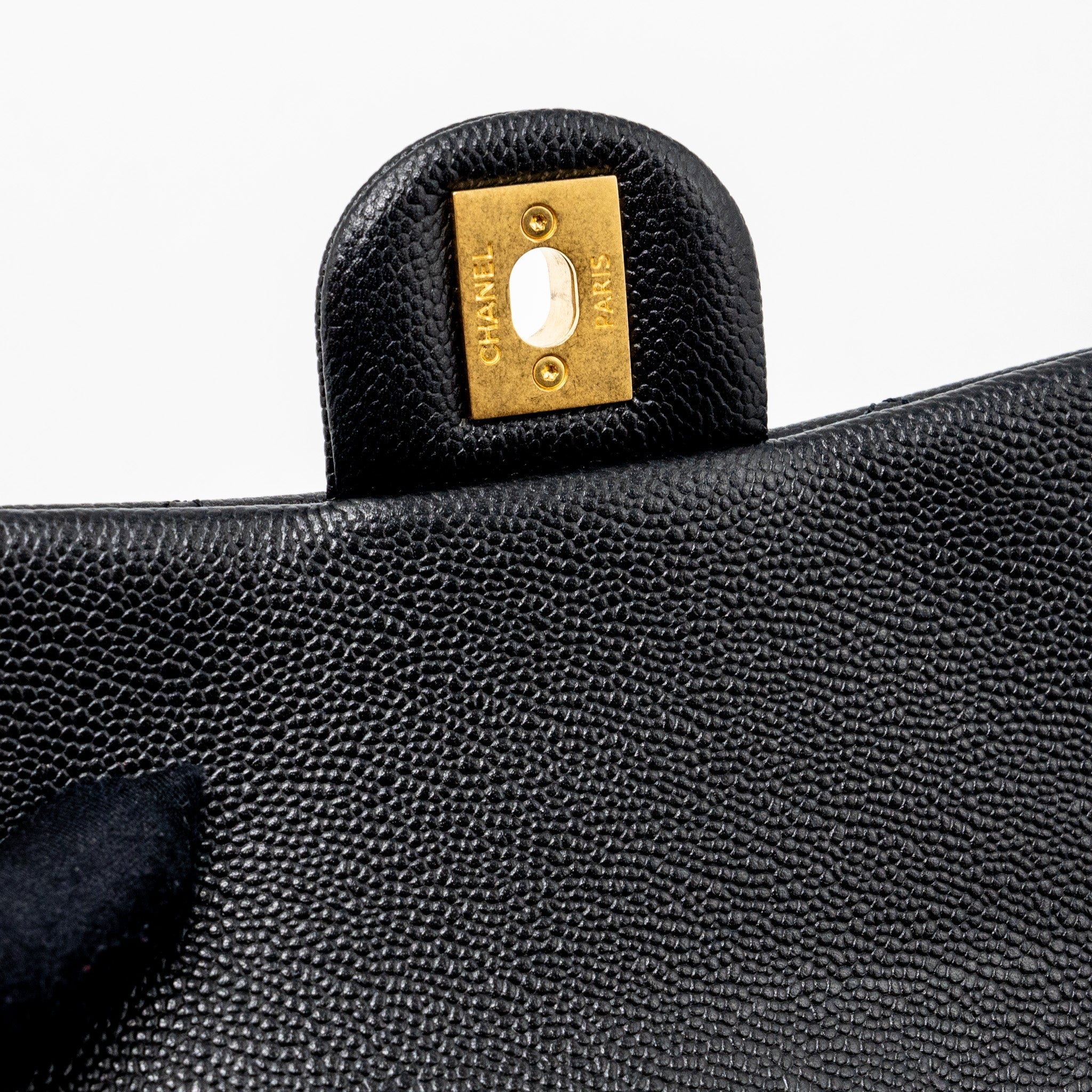 CHANEL 23P MINI COCO LOVE FLAP BAG CAVIAR BLACK GHW(MICROCHIP)